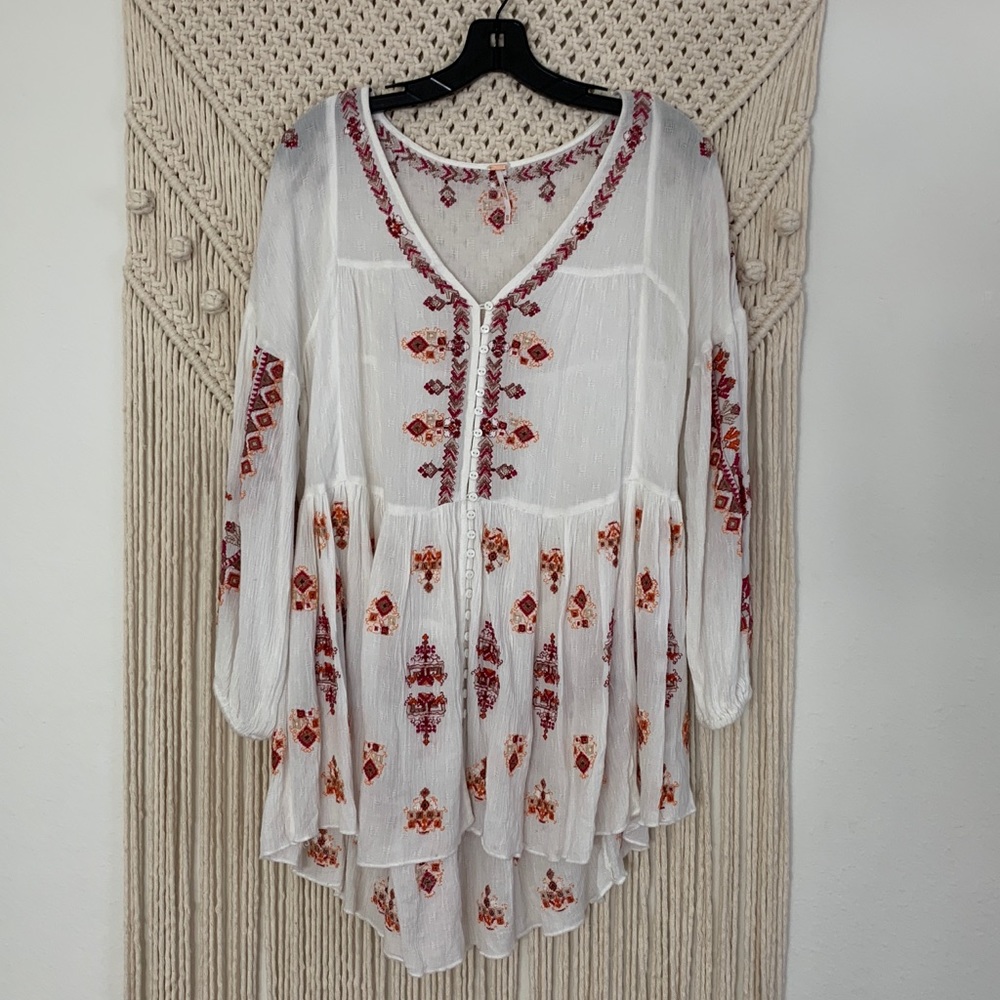 Free People XS long sleeve blouse